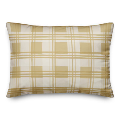 Boxy Plaid 20 Outdoor Throw Pillow