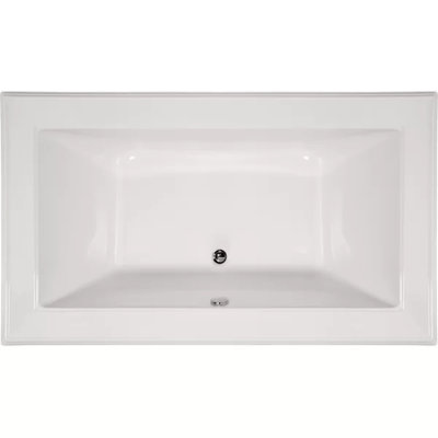 Angel 72'' x 42'' Soaking Acrylic Bathtub