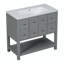 Meuble-lavabo 36 po avec lavabo encastré-101071861