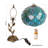 Tiffany Table Lamp, Adjustable 3 Color Temperature, Blue Green Style Lampshade & Metal Leaf Base Desk Reading Light 12X12X19 Inches Decor for Bedroom Living Room Office-1649041815