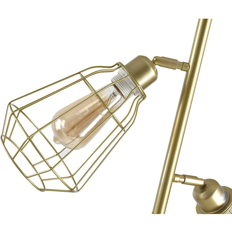 Grisham 165cm Traditional Floor Lamp, Gold