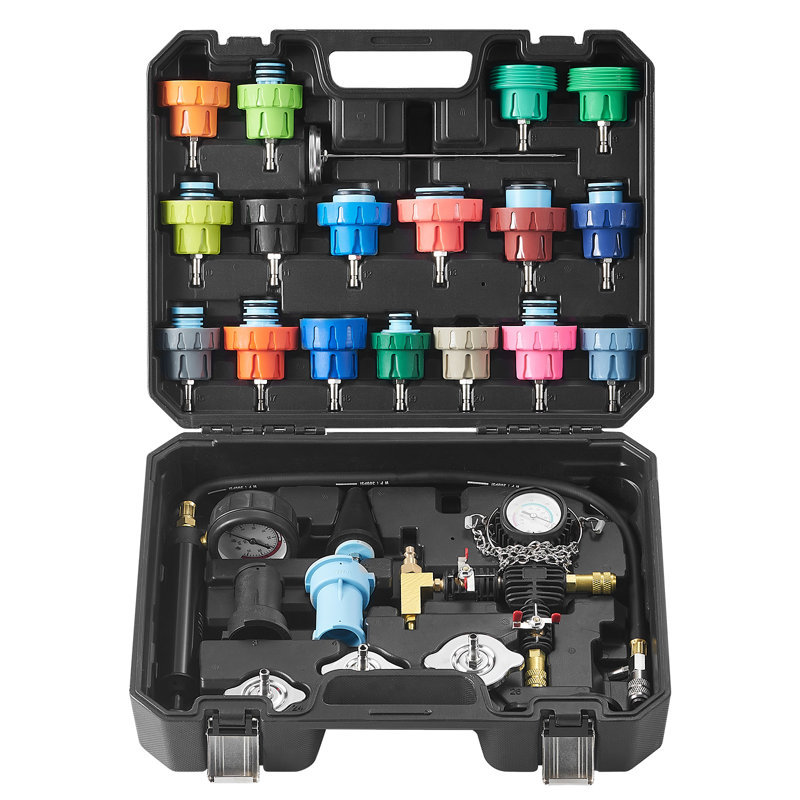 17 Stories 28 Pcs Radiator Pressure Tester Coolant Vacuum Purge Refill With Adapters