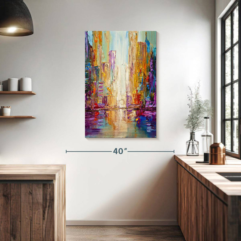 Avery Abstract Bangkok, 39" H x 26" W