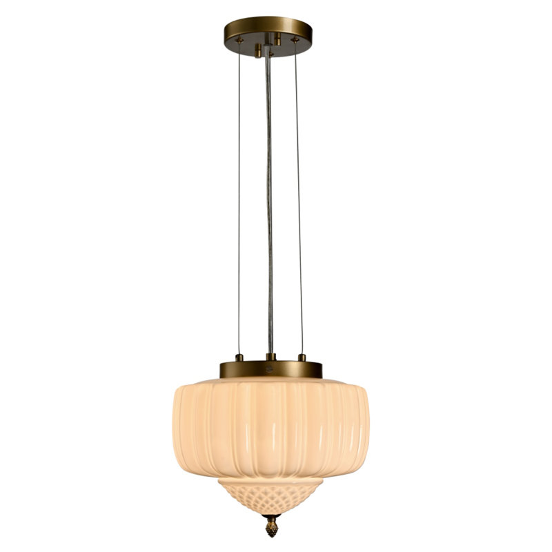 Luminaire suspendu en verre Milk