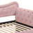 Luxurious Velvet Wood Daybed With Trundle For Ultimate Comfort And Style-487458375-487458370