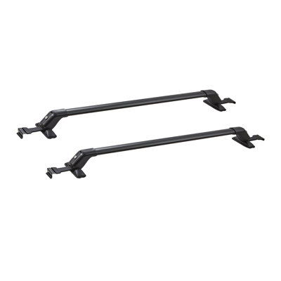 Barres transversales universelles en aluminium pour barres de toit nues - Capacité de 155 LBS
