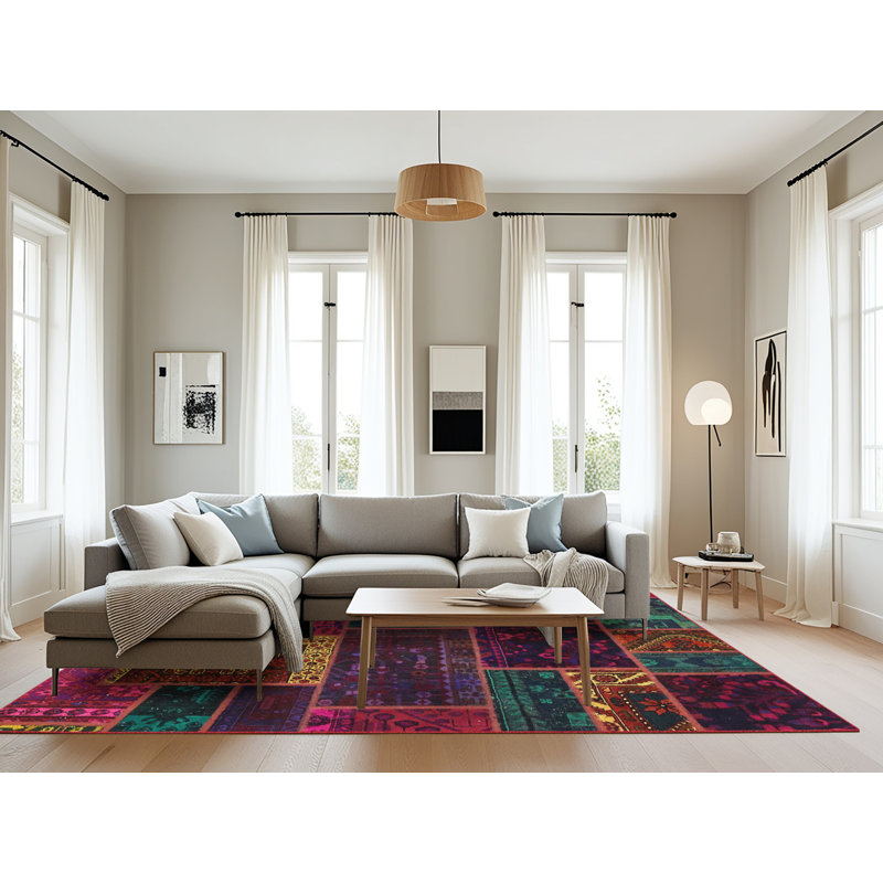Abstract Indoor Rug, Rectangle 8' x 12'