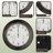 Indoor Outdoor Clock Thermometer Combo - 18-Inch Waterproof Outdoor Wall Clock with Temperature and Humidity - Silent Battery Operated Quartz Clock for Bathroom Patio or Pool by Pure Garden (Bronze)-1697159977