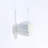 Seniha White Flower Vase Hand Wall Mount - 7" long