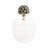 Mercer41 Stella Stone And Glass Jar, Clear/Frost-1223561658