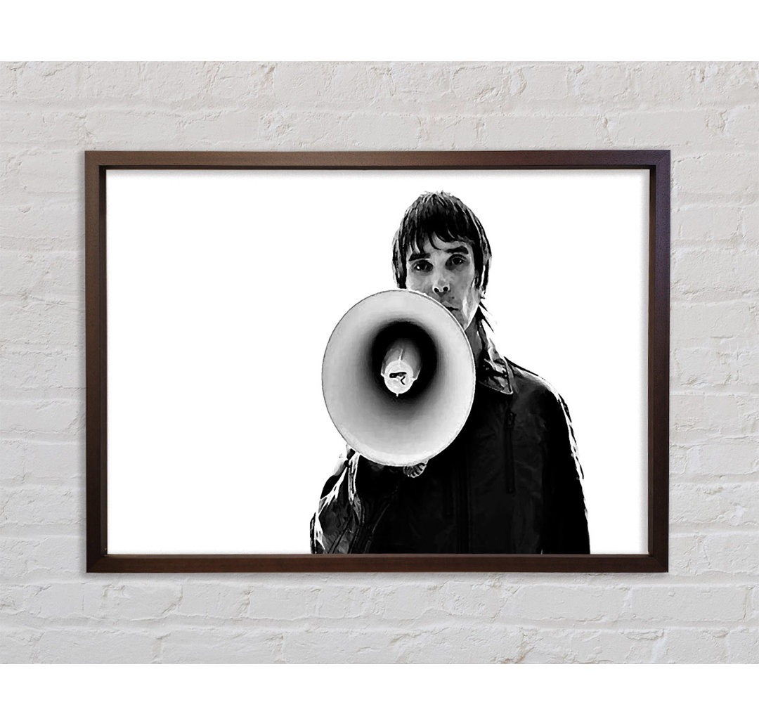 Ian Brown Megaphon - Drucken