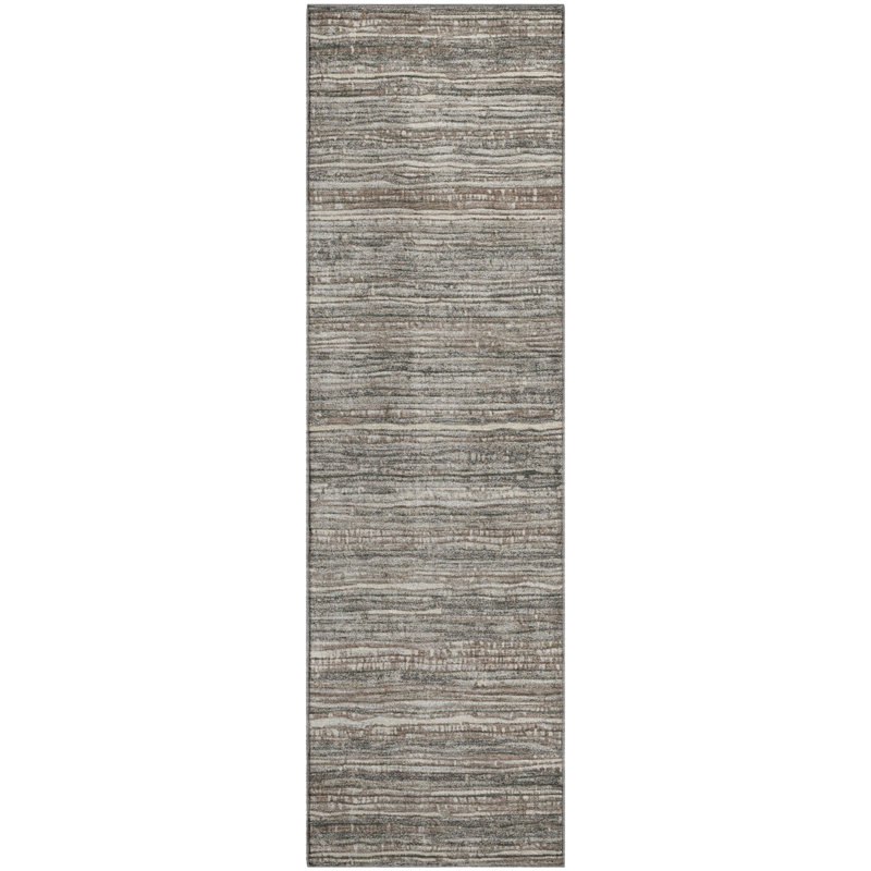 Tapis lavable à la machine de qualité supérieure Mayfield AMF1846, Tapis de couloir 2 pi 3 po x 7 pi 6 po