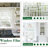 Window Film Non-Adhesive Frosting Privacy Film For Glass Windows Self Static-Cling Decorative Window Cling For Home Office UV Protection Cross Pattern-154672221