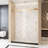 Bruna 56–60"x76"H Frameless Single Sliding Shower Door with 1/4" Tempered Glass & Explosion-Proof Film-123252994