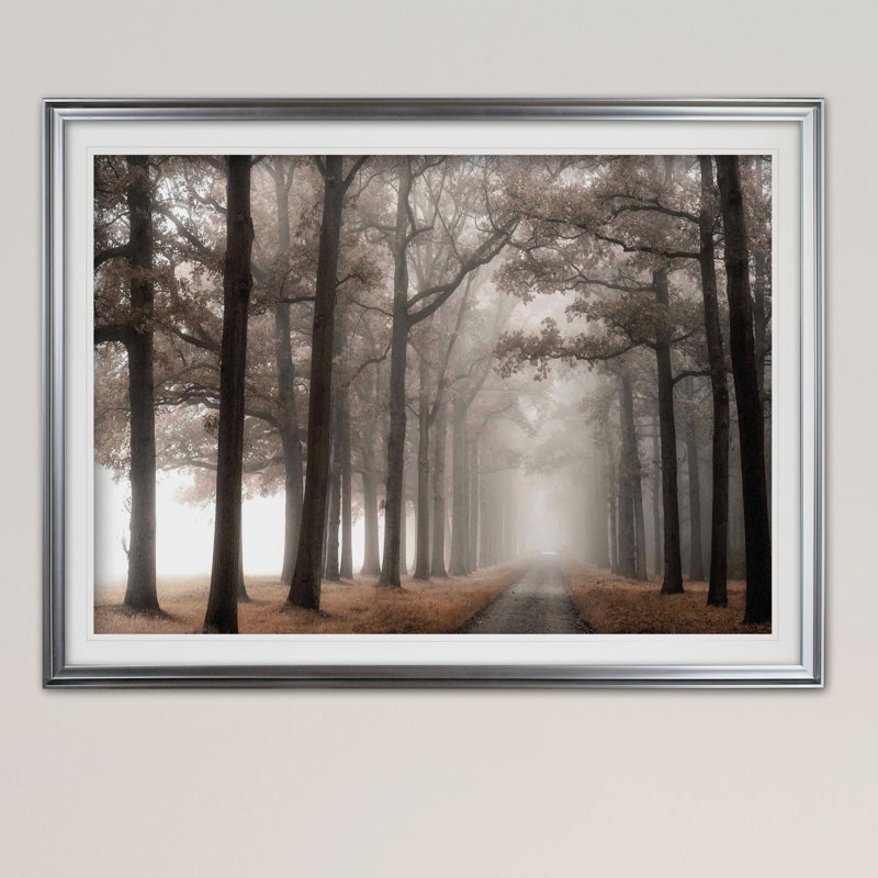 «Misty Road», impression, H 20 po x l 24 po x p 1,5 po, Noir