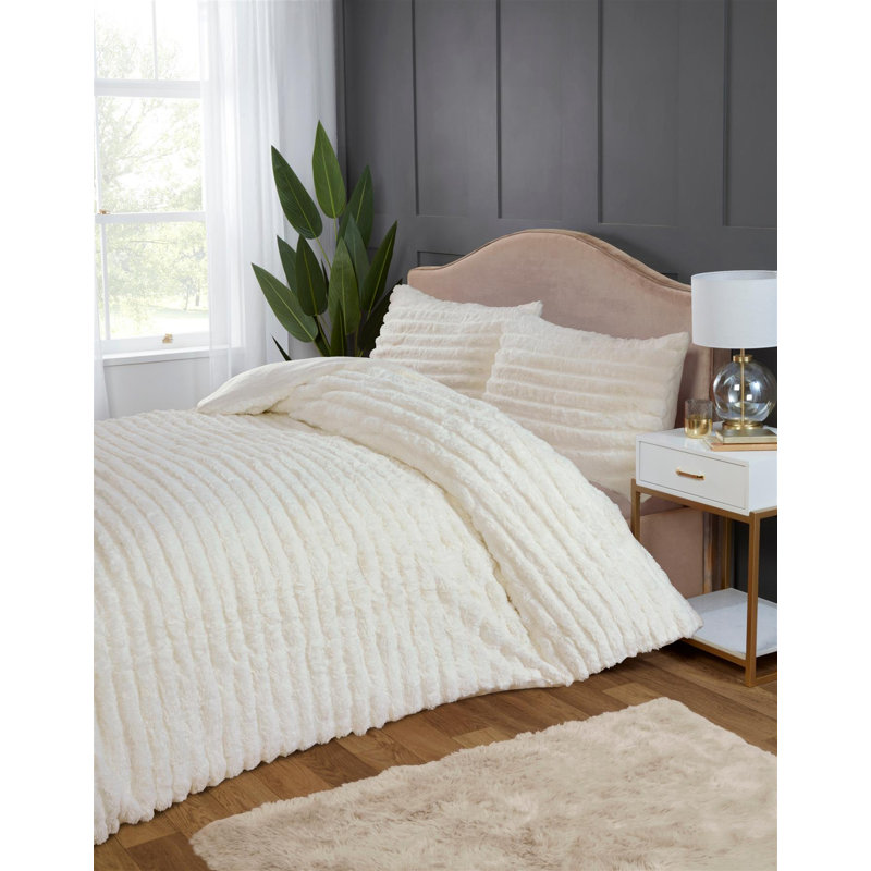 Polyester No Pattern [EU ONLY] Duvet Cover Set with Pillowcases Included, Double Duvet Cover + 2 Double Pillowcases, White