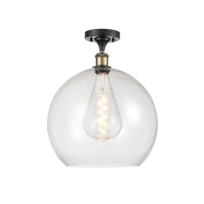 Plafonnier semi-encastré 1 lumière