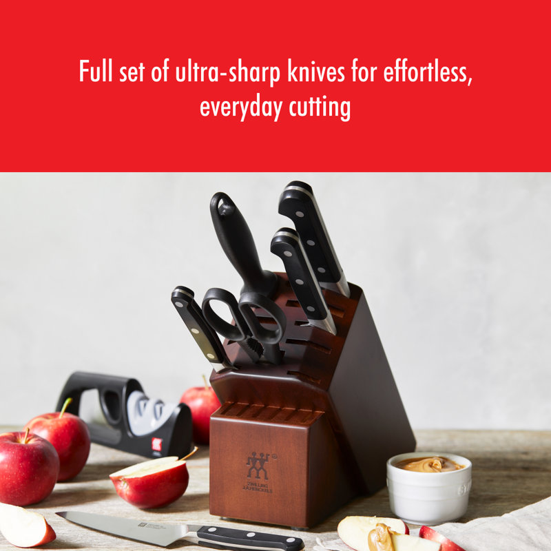 Zwilling Professional "S" 10-piece Knife Block Set, Acacia