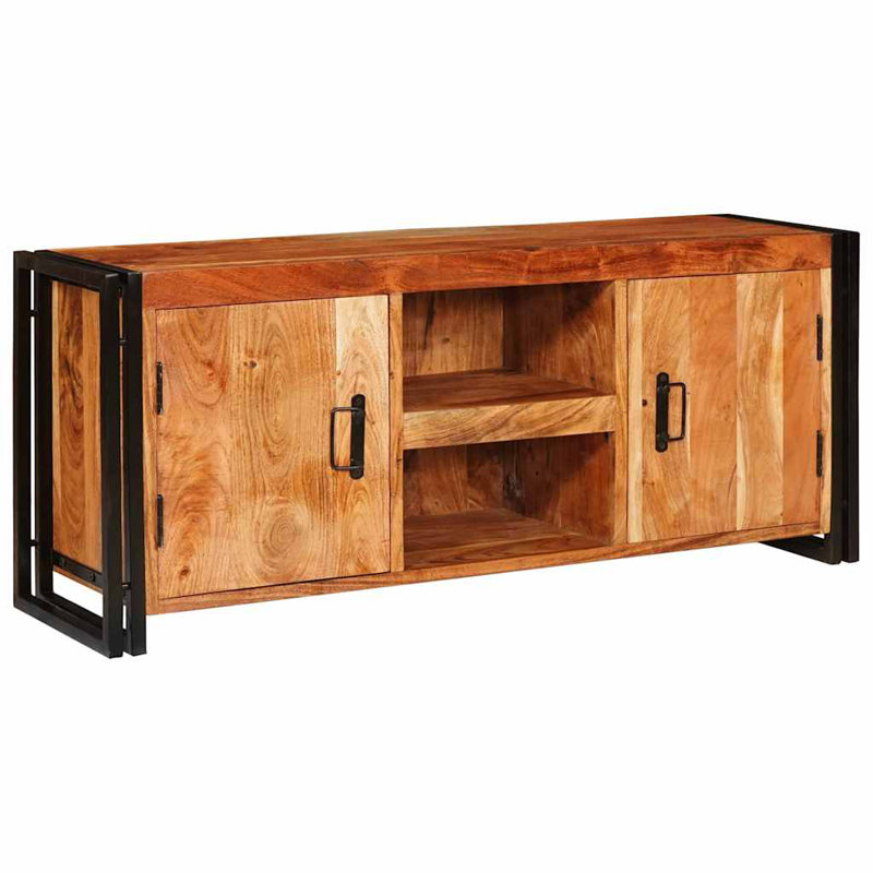 Unfinished TV Stand for TVs up to 50", Acacia Brown
