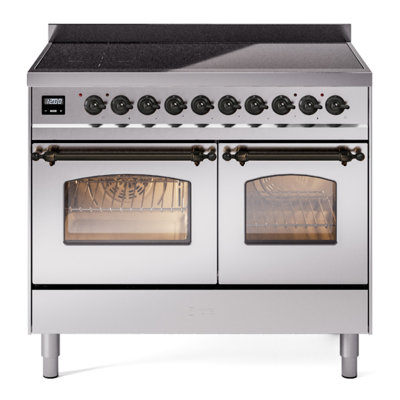ILVE Nostalgie II Series 40 inch Induction Range with 6 Induction Elements (Glass Door)