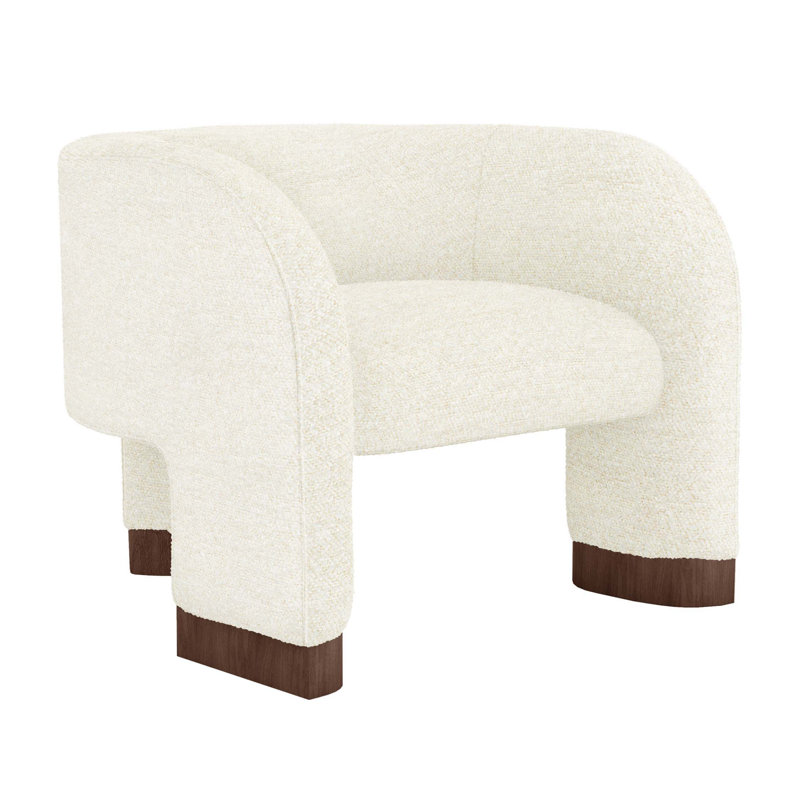 Fauteuil Trilogy, Noyer, Mousse acrylique