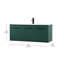 Ensemble de meuble-lavabo simple mural 48 "Penn-2117283818