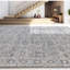 Hand Knotted Wool Area Rug in Grey And Silver-1273850231