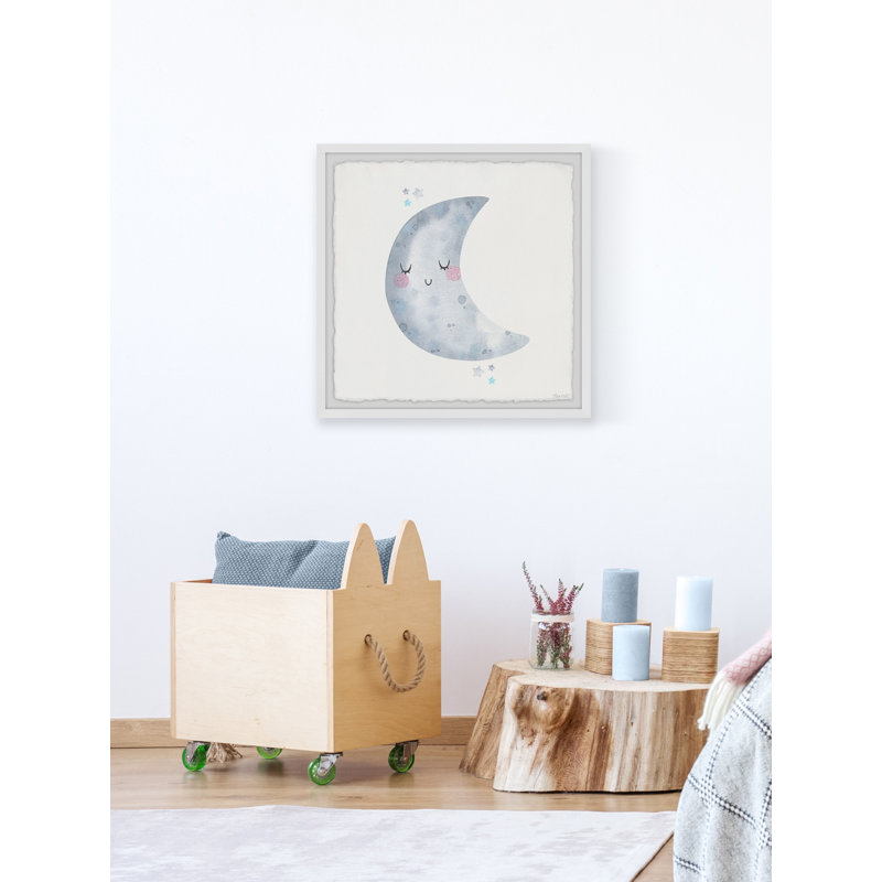 «Sleeping Moon», reproduction d'art encadrée sur papier, H 18 po x l 18 po x 1,5 po