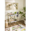 Mocha Check 2-Tier Kitchen Cart-1866267781