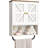 Bathroom Wall Cabinet With Open Partition & Rustic Towel Bar