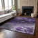 Premium Machine Washable Cerrito AMF590 Purple Rug