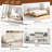 3-in-1 Convertible Adjustable Sleeper Chair Bed