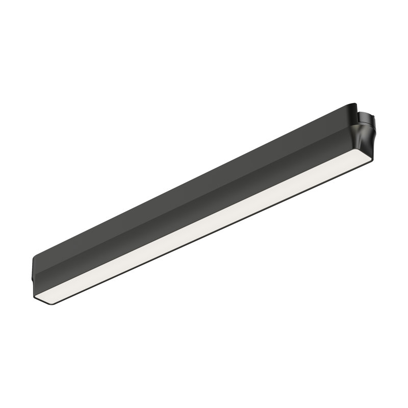 Tête de rail à DEL continuum, H 1,5 po x l 1 po x P 13,5 po, Noir