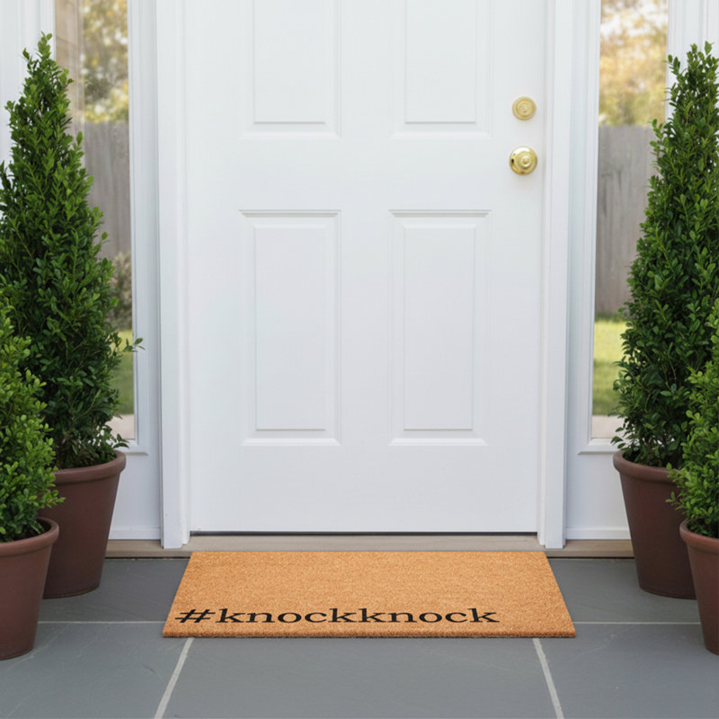 knockknock Doormat, 17"x29"