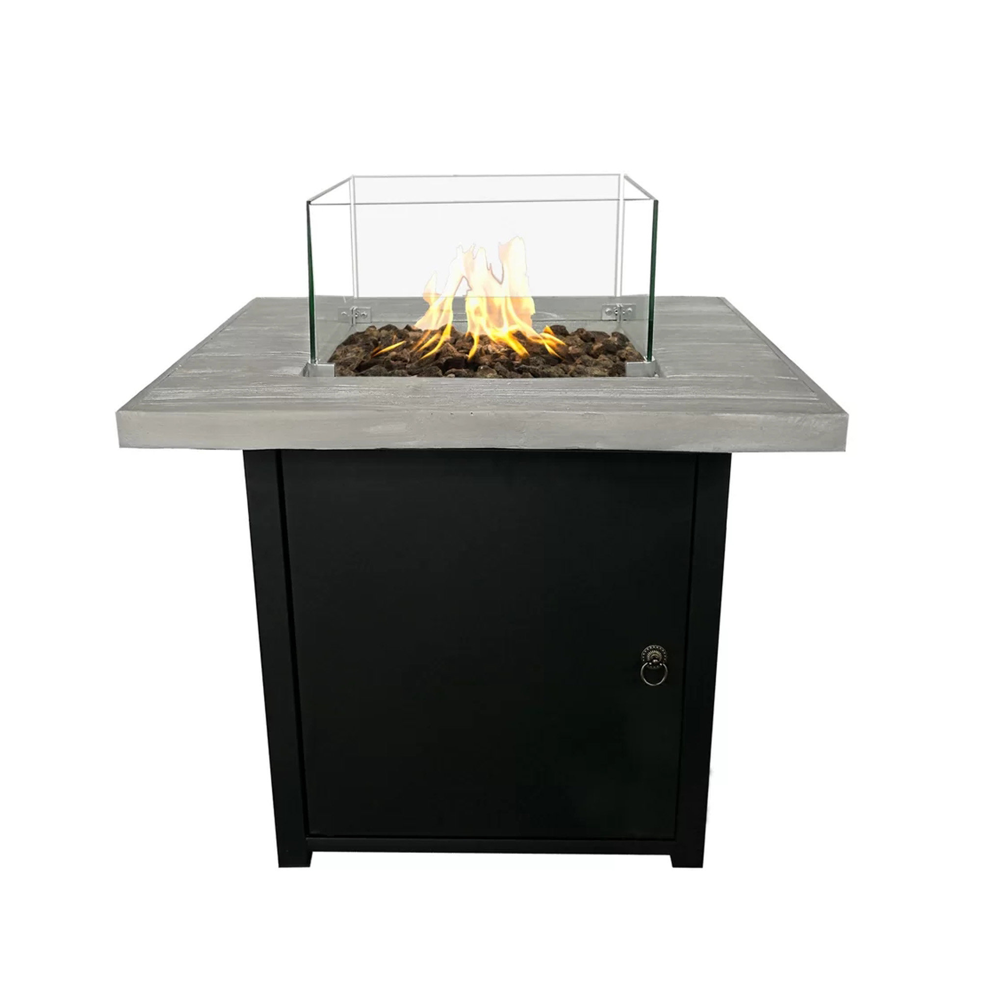 Brûleur éthanol Intérieur Boule à Feu De Table Bioéthanol NEWIMAGE - 29cm - Foyer Sans Vent Intérieur/Extérieur - Blanc Mat | Flamme Réelle Et Élégante Cheminée Décorative Sans Vent