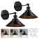 Acilino Iron Swing Arm Sconce with Dimmable Bulb and Remote Control