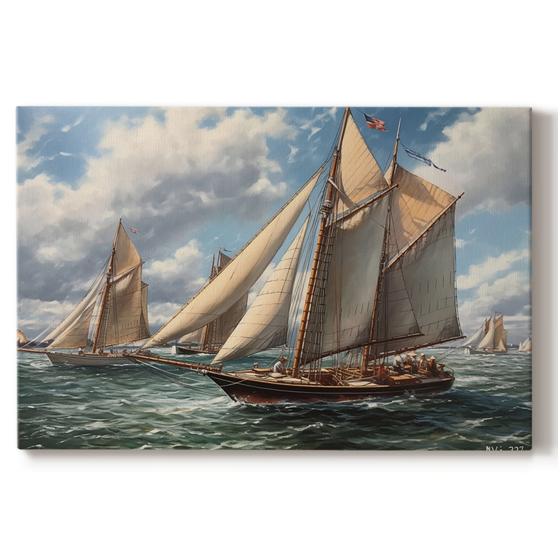 Nautical Series-CCxxx - Cavas enveloppés de galerie, 24 x 36