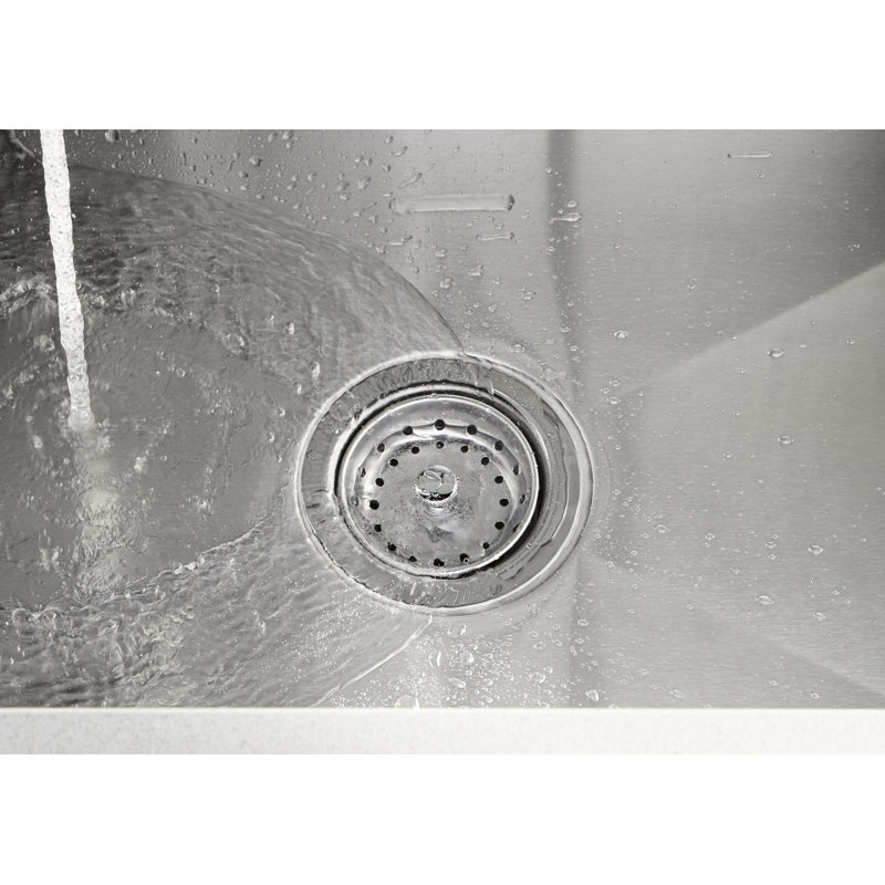 Ludington 24'' L Single Bowl Stainless Steel Kitchen Sink