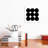 Black+White Dot Gallery Wall II by The Maisey Design Shop - Gallery-Wrapped Canvas Giclée on Canvas-232469935-232469921