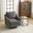 Chenille Living Room Swivel Barrel Accent Chair-1809112802