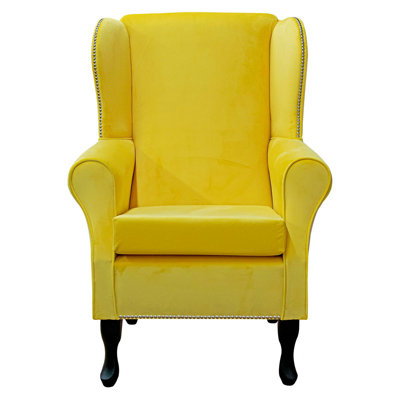 74cm Wide Tufted Wingback Chair
