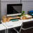 Lattice Collection Bamboo Monitor Stand