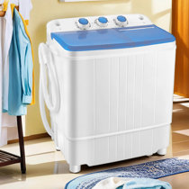 TABU 7.7lbs Mini Portable Washing Machine, Compact Washer with