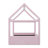 Full Size Textile-Finished House Daybed With Integrated LED Light Bands-1378285114