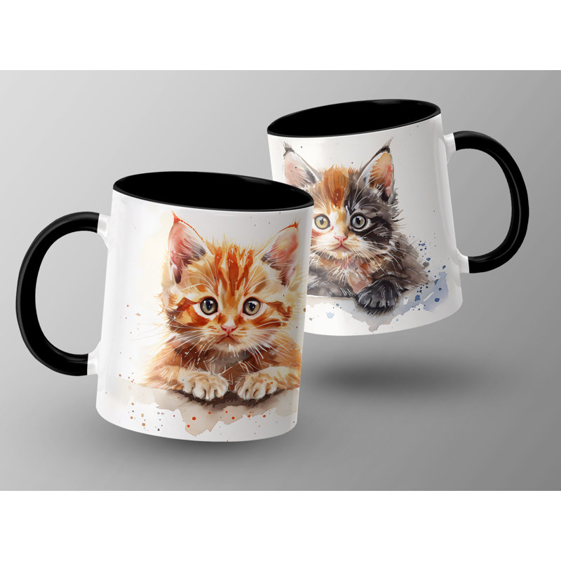 Ceramic Coffee Mug, Black, 1