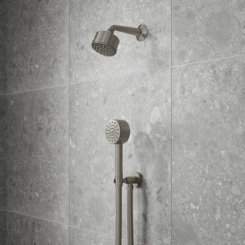 Tiburon 8 Jet Showerhead Kit Smooth 1.8 GPM, 1.8 GPM, Antique Copper Flat
