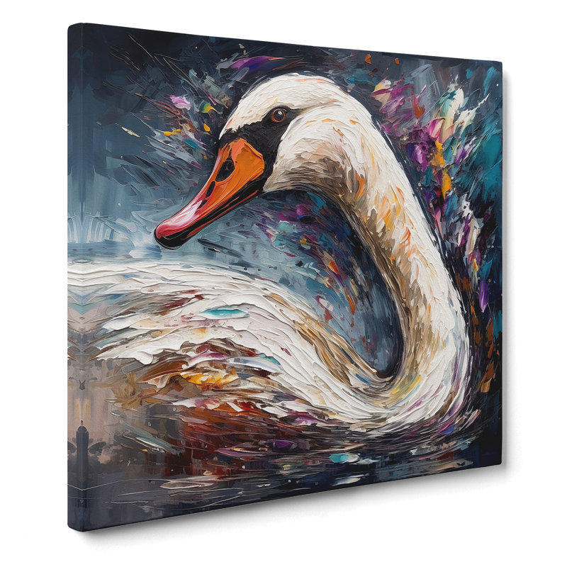 Modern Wall Art - Wrapped Canvas - Framed Print, 50cm H x 50cm W x 3cm D