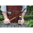 No Holiday Leather Cotton Grilling Apron