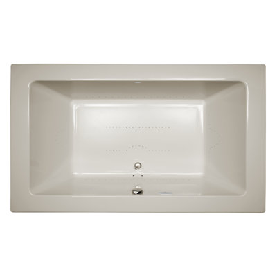 Sia® Chroma 72" L x 42" W Drop in/Undermount Air Bathtub