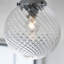 Waldport Glass Semi Flush Mount
